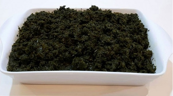 سبزی پخته شده با رنگ طبیعی و بافت لطیف